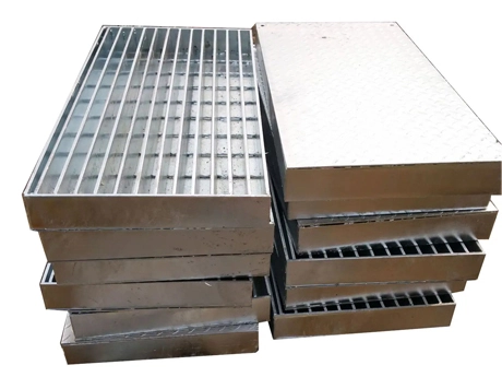 Grille en acier compound pour charges lourdes