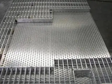 Grille en acier composite à plaque perforée