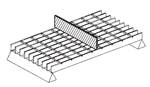 Calcul de charge concentrée sur grille en acier