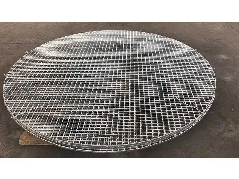 grille ronde en métal
