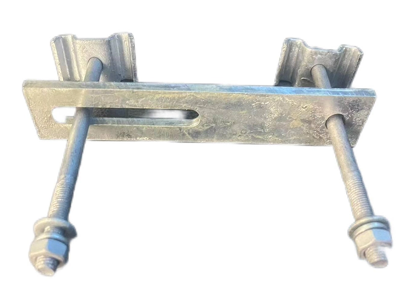Barre plate Type prolongée Bride inférieure Clip de grille