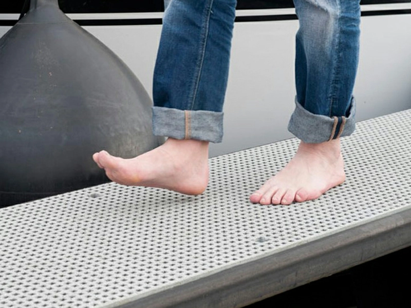 Sol Grit Pieds Nus