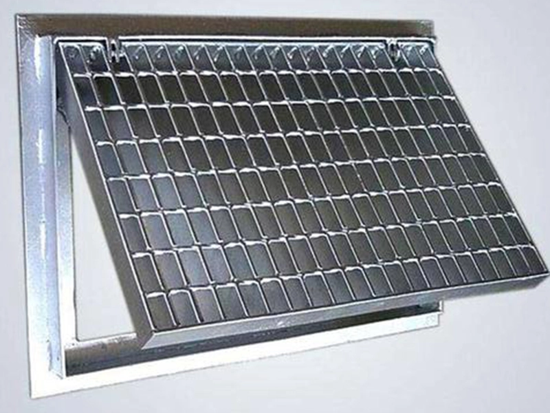 Grille de couverture de tranchée en acier