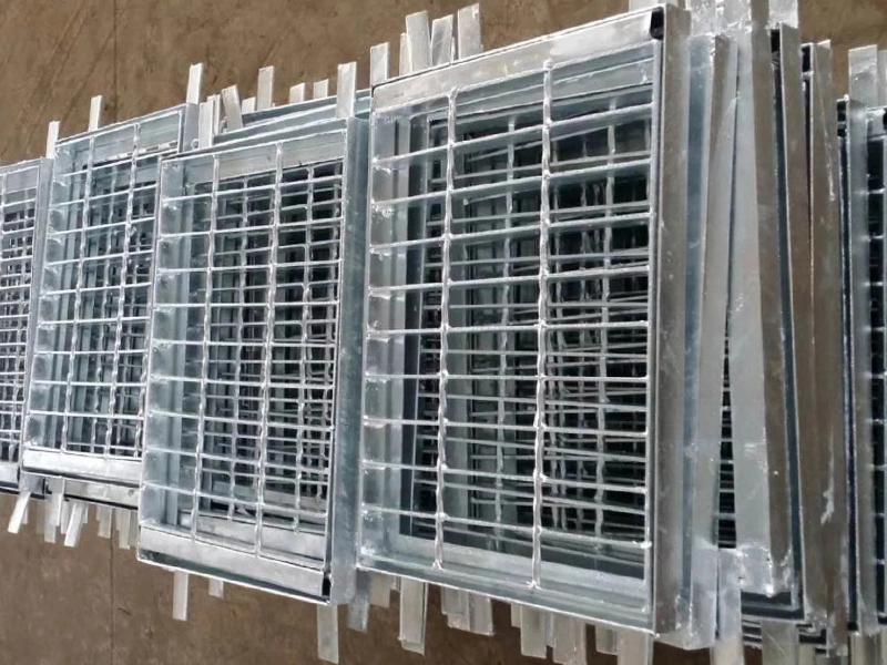 Grille de couverture de tranchée en acier
