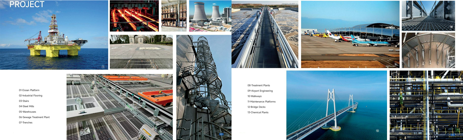 Norme sur les matériaux et la fabrication des grilles en acier